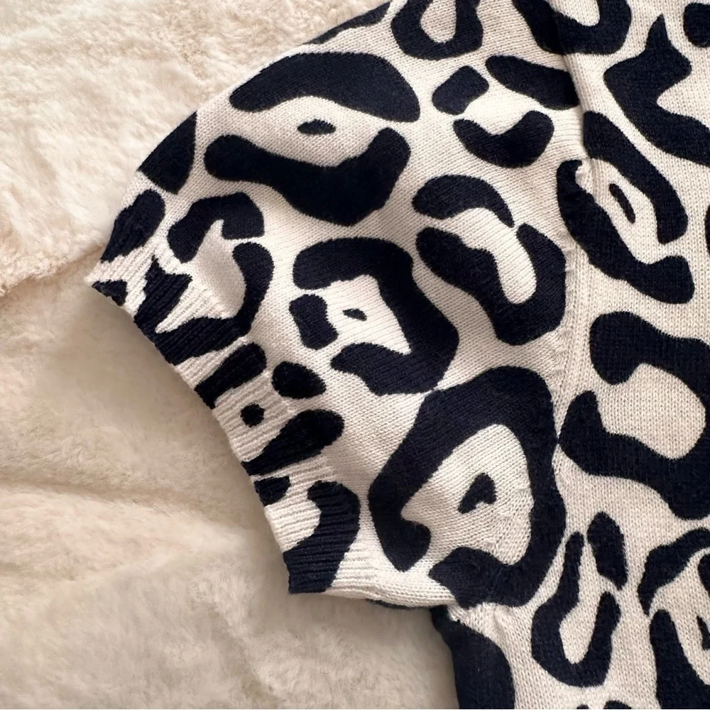 Heartstrings KC Parker Girls Sweater Dress Animal‎ Print Sz 10-12 Never Worn